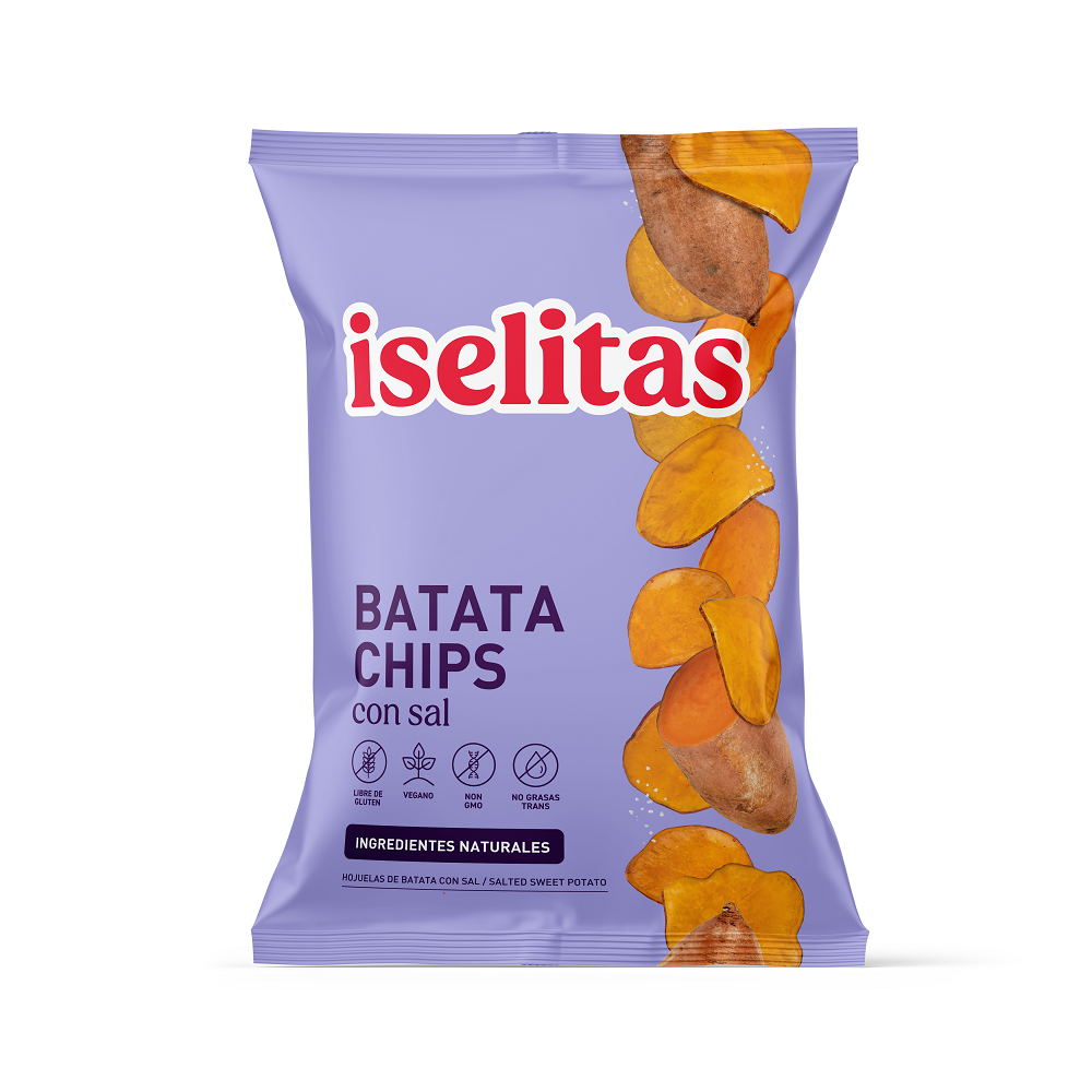 Snack Batata Chips Saladas Iselitas 160g