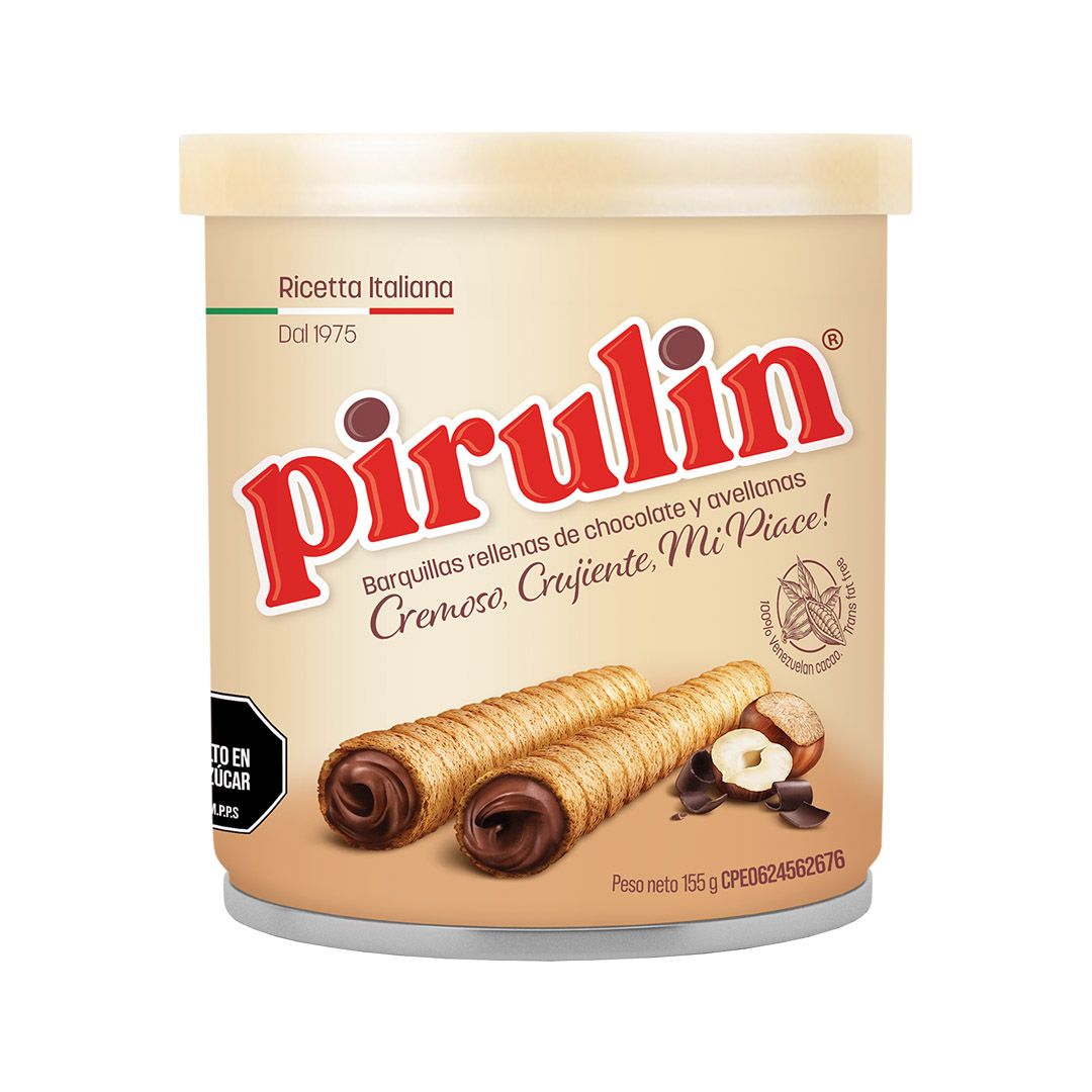 Pirulin Chocolate con Avellanas 155g