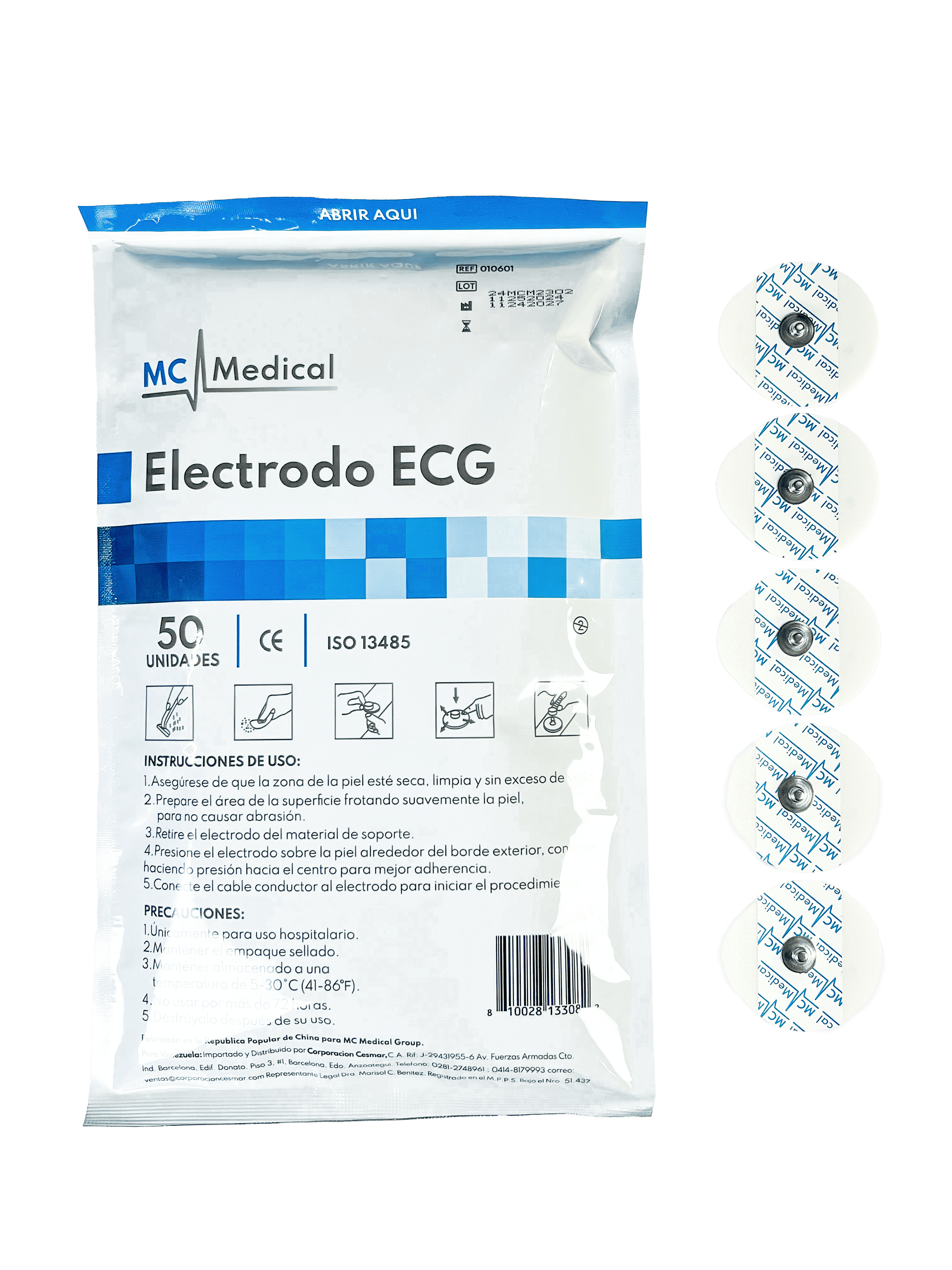 Electrodo Espuma Adulto Cesmar S